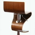 thumbnail image 2 of HomeRoots Furniture Modern Swivel Adjustable Barstool with Curved Seat and Back (248152), 2 of 2
