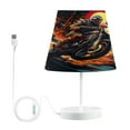 thumbnail image 2 of Motorcycle on Street Desk Lamp LED Table Nightstand Lamps with 3 Color Temperatures for Home Bedroom Living Room Decor 6x11, 2 of 8