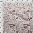 thumbnail image 3 of oneOone Velvet Pink Salmon Fabric Asian Japanese Pattern Sewing Craft Projects Fabric Prints By Yard 58 Inch Wide, 3 of 4
