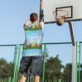 thumbnail image 5 of Sikiie Happy Easter Basketball Jersey Reversible Men's Mesh Athletic Sports Shirts Training Practice S-4XL4X-Large, 5 of 6