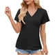 thumbnail image 1 of Fiudx Camisas para Mujer Tops con Estampado de Moda para Mujer, Blusa de Manga Corta, Camisetas Divertidas con Cuello Redondo, 1 of 5