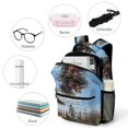 thumbnail image 4 of Fallout Backpack with Safety Whistle, Comfortable Cute School Bag Great, 4 of 5