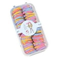 thumbnail image 2 of 100/60 Lazos para el cabello Coleteros para niñas Bandas de goma para el cabello multicolor Bandas para el cabello Accesorios elásticos para el cabello Cuerda para el cabello Conjunto de cola de cabal, 2 of 2
