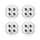 thumbnail image 2 of Ruedas giratorias DYNWAVEMX 4x Ruedas universales Rueda giratoria 360 grados Mini ruedas giratorias, 2 of 8