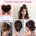 thumbnail image 4 of Extensiones para moño HOOJIH HB010 Daisy Tousled Updo x2 Blonde, 4 of 7