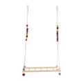 thumbnail image 1 of Miangastore Wood Bird Cage Hanging Ladder Toy Multi 1Pcs 11.8X5.1X17.7In, 1 of 8