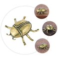 thumbnail image 3 of Home Accessories Fairly Garden Beetle Brass Animal Figurine Brass Craft Beetle Miniature Craft, 3 of 4