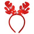 thumbnail image 1 of Holiday Anti-slip Headband Retro Christmas Antler Festive Hair Accessory for New Year Party Sequin and Feather Decor Elastic, 1 of 4