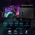 thumbnail image 4 of SANSUI Monitor Gaming 34" Mod. ES-G34C5 Uwqhd 3440 X 1440 165hz Curvo 1500r - Pip/pbp, 1ms (mprt), Hdr, 300nits, Srgb 125%, Dci-p3 95%, Freesync, Hdmi2.1 (tmds) X2, Dp1.4 X2 (cable Hdmi De Regalo), 4 of 7