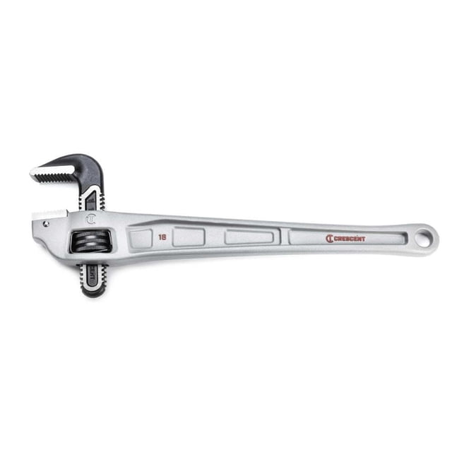 Llave para tubos en forma de media luna con mango inclinado de aluminio de 18 cm CAPW18F
