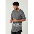thumbnail image 6 of ShirtBANC Hipster Hip Hop Long Drop Cut Mens Shirt Curved Hem Solid Tshirts, 6 of 7