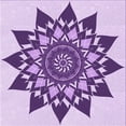 thumbnail image 1 of Ahgly Company Machine Washable Indoor Square Transitional Blossom Pink Area Rugs, 4' Square, 1 of 7