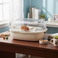 thumbnail image 6 of Large Acrylic Hamster Cage, Luxury Portable Travel Carrier for Syrian Hamsters and Fancy Rats, Spacious Small Pet Habitat with Easy-to-Clean Detachable Design, Multicolor, 6 of 7