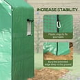 thumbnail image 6 of Outsunny Greenhouse 01-0472 Replacement Cover, 55" x 56.25" x 74.75", Green, 6 of 9