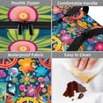 thumbnail image 4 of Peace Double Layer Insulated Lunch Bag with Two Compartments, Large Capacity, Hand Carry, 7.1x11.4x16.1 Inches, 4 of 6