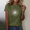 thumbnail image 1 of Shorts pour Femmes, Chemisiers pour Femmes, T-Shirts à Col Rond Amusants pour Femmes à Imprimé Mode, Manches Courtes, Blouse Ample, 1 of 5