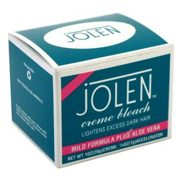 Jolen Creme Bleach, Mild Formula Plus Aloe Vera, 1 oz. (Pack of 6