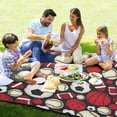 thumbnail image 4 of GZHJMY Extra Large Outdoor Picnic Blanket 78"x78",Basketball Football Soccer Baseball Waterproof Beach Blanket Sand Free Foldable Picnic Mat for Camping,Park,Beach,Hiking, 4 of 6