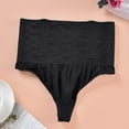 thumbnail image 3 of Bigersell Womens Underwear Bikini Clearance Crotchless Panties Lingerie Bikini Panty Style P-651 Polyester Bikini Panties Ladies Thong Underwear Briefs High Waist Women's Panties Black S, 3 of 8