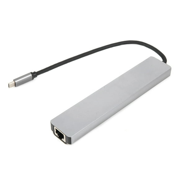 Adaptador de base 8 en 1 tipo C a HDMI, lector de tarjetas CHUB, diseño de última generación