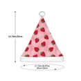 thumbnail image 3 of Honeii Strawberry Print Hat Santa Claus Hat For Xmas Party, Christmas Caps For Boys Girls Child,Christmas Beanie, 3 of 6