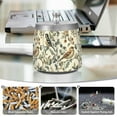 thumbnail image 6 of Yayeee Ashtray with Lid for Cigarette Smokeless Stainless Steel Home Ash Holder, Green Birds, 6 of 7