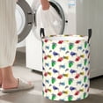 thumbnail image 6 of Uemuo Cartoon Sea Turtle Pattern Circular Laundry Hamper Basket with handles,Collapsible laundry basket,Large capacity laundry hamper,Laundry Organizer-Medium, 6 of 8