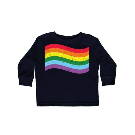 

Inktastic Pride Flag in Grunge Gift Toddler Boy or Toddler Girl Long Sleeve T-Shirt