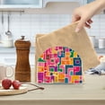 thumbnail image 2 of Yayeee Napkin Holder for Table Set of 2 Kitchen Paper Tissue Organization, Art Map, 2 of 8