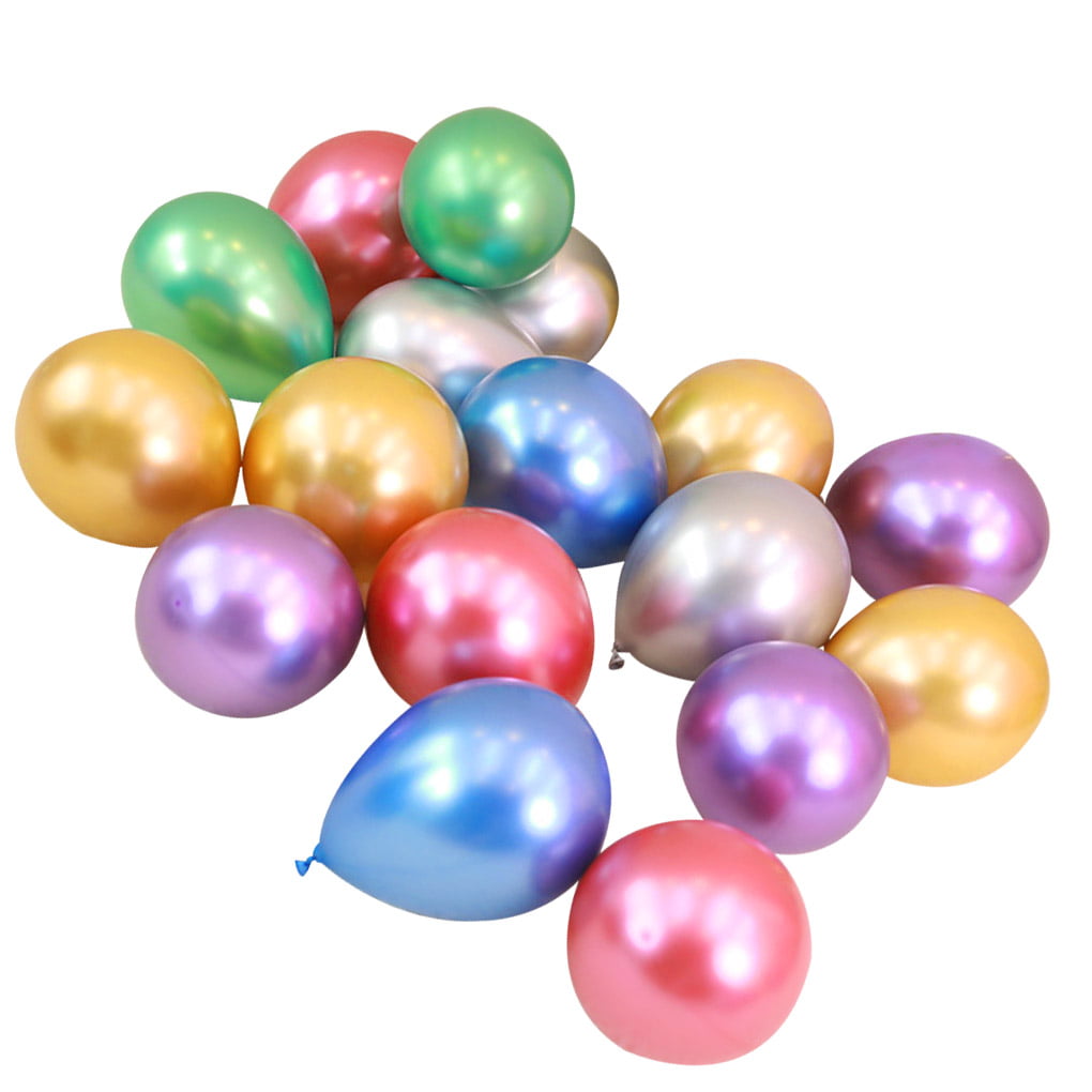 10" Metallic Balloons Pearl Wedding Birthday Party 12" Marble Baloons Uk Seller 