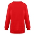 thumbnail image 4 of WREESH Womens Sweatshirts Trendy Oktoberfest T-Shirts Beer Letter Print Pullover Fall Long Sleeve Crewneck Tee Tops Casual Workout Blouse Red, 4 of 4
