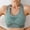 Green, variant on Women's Solid Color Sports Bra With Chest Pads Khaki One Size