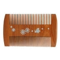 thumbnail image 3 of Lice Comb, Portable Wooden Fine Teeth Beard Comb  For Home Travel, 3 of 8