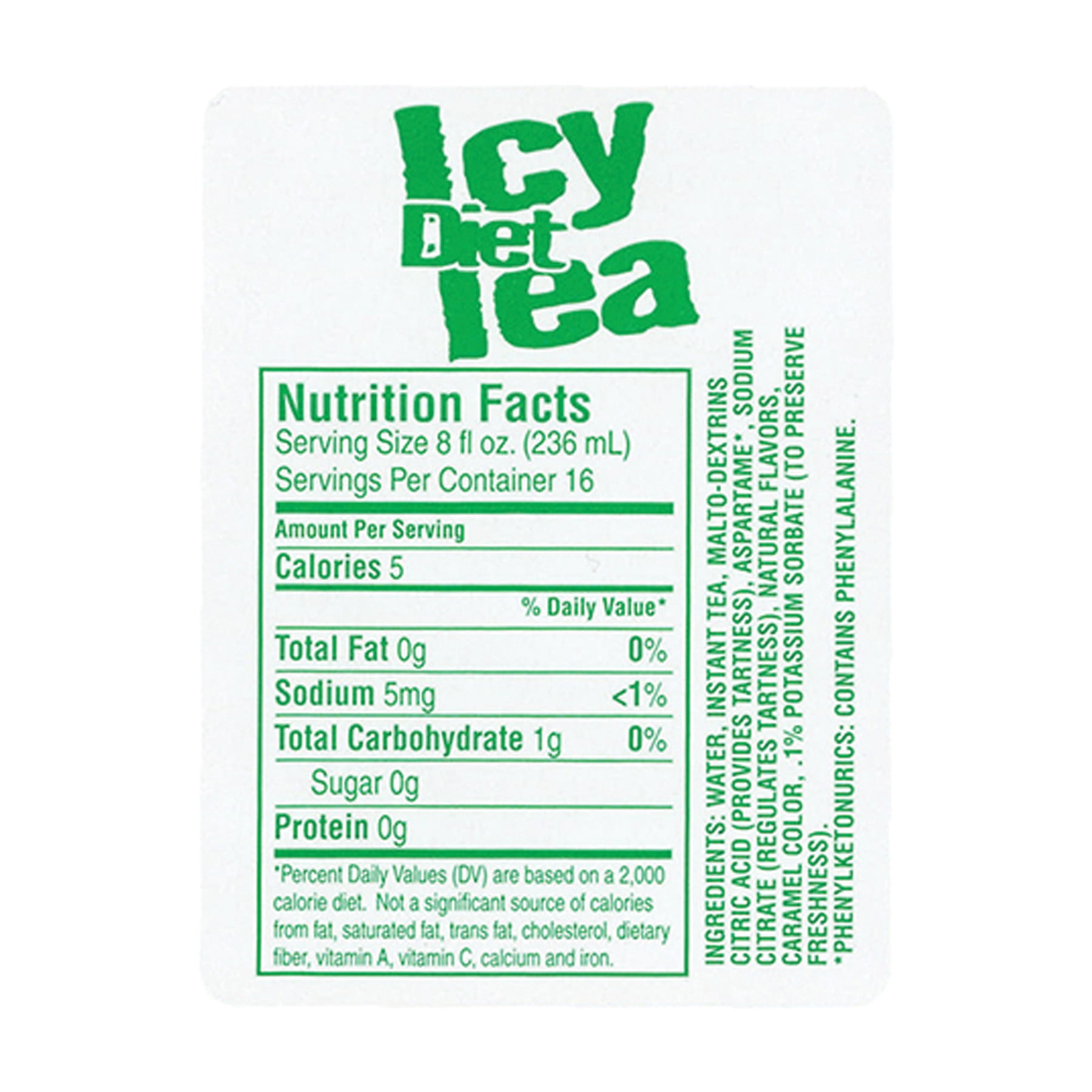 Clover Farms Diet Icy Tea