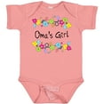 thumbnail image 3 of Inktastic Omas Girl Bright Flowers Girls Baby Bodysuit, 3 of 5