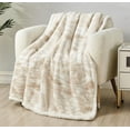 thumbnail image 2 of All-Season Blanket- Plush- Decorative Throw, Perfect for Lounging, 50 x 60 inches, Alaska Beige Sherpa Throw Blanket, 2 of 3