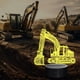 thumbnail image 5 of Luz nocturna CoolGift Mart Excavator 3D LED con control remoto, 5 of 7