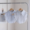 thumbnail image 7 of TELOLY Striped Detachable Fake Collar Half Shirt Blouse Dickey Collar Faux False Collar Elegant for Women Girls, 7 of 7