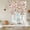 Beige, variant on Easter Balloon Curtains 63 Inch Length for Living Room/Bedroom, Spring Colorful Rabbit Ears Eggs Flowers Carrots Rod Pocket Privacy Door Curtains Decorative Tie Up Shade for Window 52"x63"