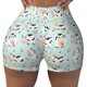 thumbnail image 2 of Balery Cute Cows Pantalones cortos de entrenamiento estampados para mujer, sin costuras, ajustados, para gimnasio, yoga, correr, deportes, ejercicio activo, fitness.-X-Large, 2 of 8
