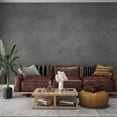 thumbnail image 4 of 24"×354" Wide Thick Dark Grey Black Concrete Wallpaper Peel and Stick 3D Faux Darker Gray Concrete Cement Contact Paper Stained Vinyl Wrap Matte Wall Sticker for Walls Bedroom Basement Bathroom, 4 of 10
