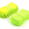 thumbnail image 1 of Herramientas para Lavado de Autos - Esponja Superabsorbente Grande - Cuidado del Auto - Herramienta para Lavado de Autos - Esponja Coral 2 Piezas Verde Fluorescente, 1 of 5