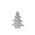 thumbnail image 1 of Led White and Silver Paper Christmas Tree Medium 18.90", 1 of 3