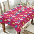 thumbnail image 3 of SKYSONIC 60"x60" Square Tablecloth with Funny Alpaca Prints, Anti-Wrinkle and Smooth Table Cloth for Kitchen/Home/Dinning Wedding Decoration, 3 of 7