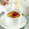 thumbnail image 2 of FELTECHELECTR Tazón de cerámica para estofado Olla de cerámica para sopa Taza de postre para restaurante Tazón de sopa pequeño, 2 of 4
