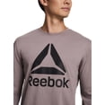 thumbnail image 2 of Reebok Men's and Big Men's Core Graphic Long Sleeve Top, Sizes XS-5XL, 2 of 5