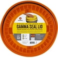 thumbnail image 2 of GAMMA2 Gamma Seal Lid - Pet Food Storage Container Lids - Fits 3.5, 5, 6, & 7 Gallon Buckets, Orange, Made in USA, 2 of 12