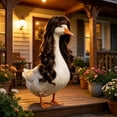 thumbnail image 6 of Pandiboks 23in porch goose outfit porch goose clothes Brown Nylon,Spandex Outdoors Durable Lawn decoration Gifts for others, 6 of 6