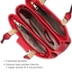 thumbnail image 5 of Bolso Dasein, cartera con asa en la parte superior, bolso de mano, piel vegana roja, 5 of 6
