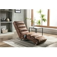 thumbnail image 7 of INCLAKE Modern Linen Recliner 2 Intensity Levels Lounge Sofa, Coffee, 7 of 7